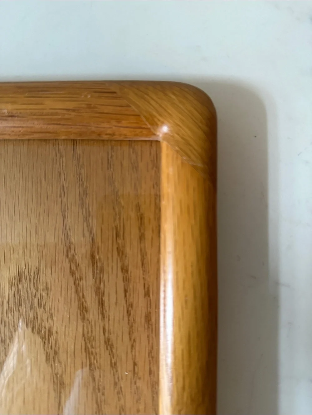 Vintage Wooden Picture Frame with Glass